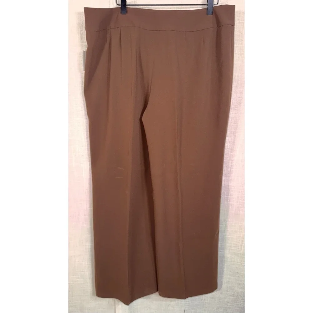 NEW JOHN MEYER Collection Women's‎ Suit Sz 18 Blazer Pants Brown Trousers Beaded